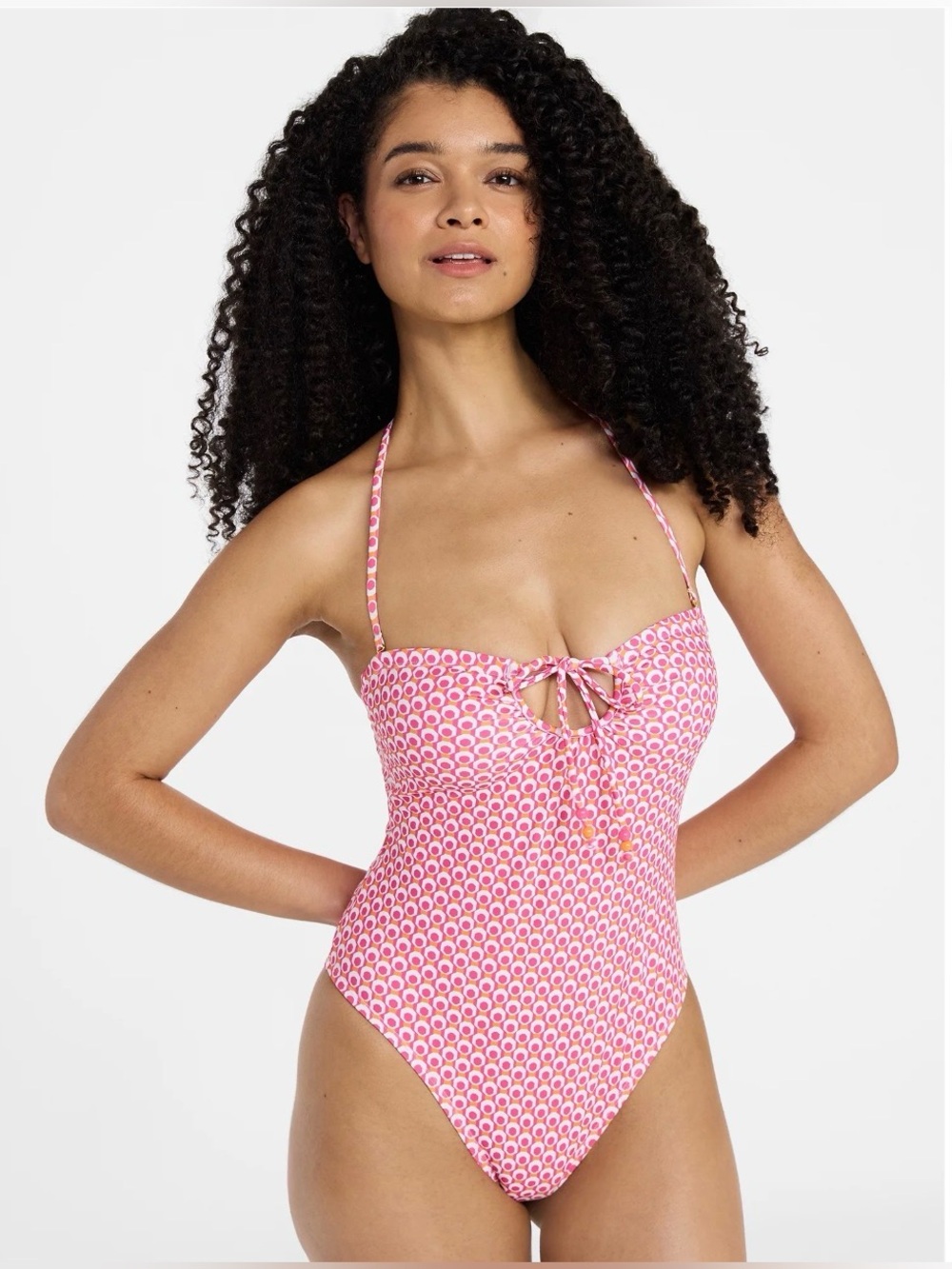 Time and Tru Women's One Shoulder One Piece Swimsuit, Size: SMALL (S)
